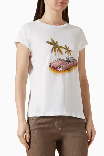 Reno Graphic-print T-shirt in Cotton-jersey