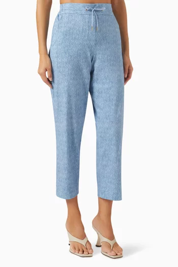 Lodi Cropped Pants in Cotton Jersey