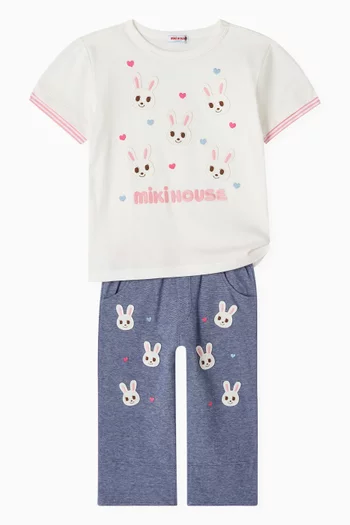 Bunny Patch Pants in Cotton