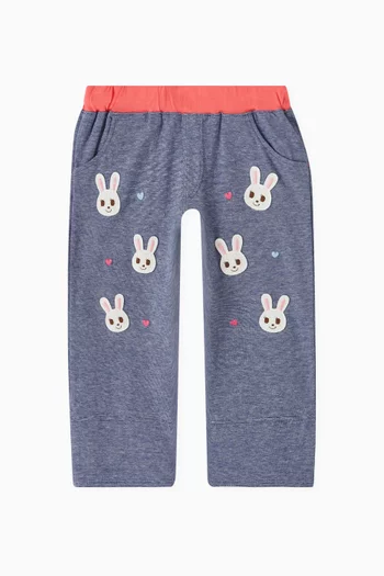 Bunny Patch Pants in Cotton