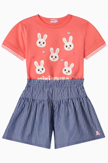 Relaxed Striped Shorts