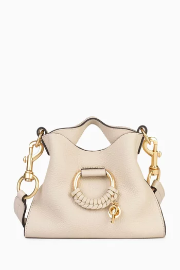 Mini Joan Top Handle Bag in Leather