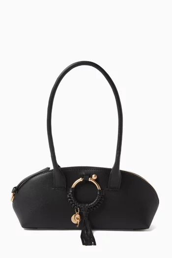 Joan Shoulder Bag in Grained Leather