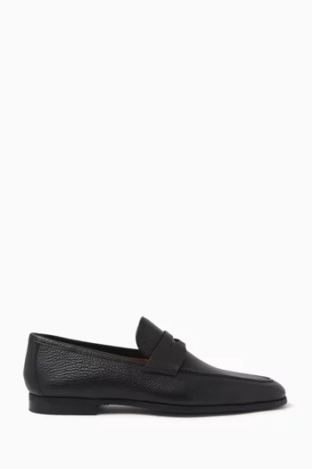 Diezma-II Penny Loafers in Leather