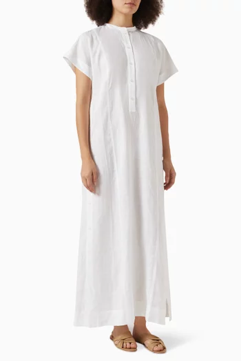 Leiden Cover-up Maxi Dress in Organic-linen