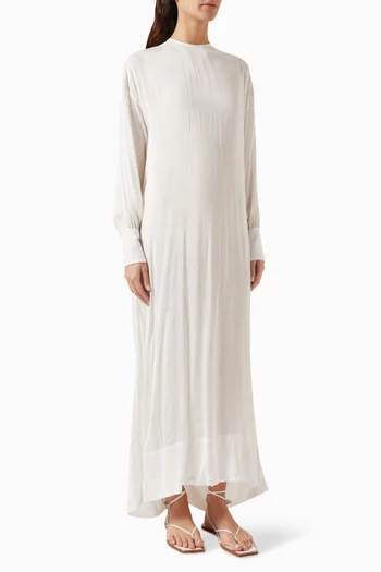 Cremona Twist Maxi Dress in Rayon-voile