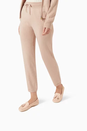 حذاء سهل الارتداء بنعل منقط جلد غزال