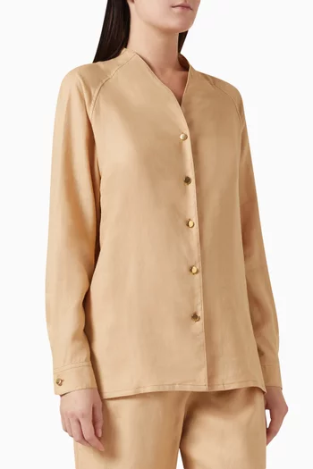 Jane Solaire Shirt in Linen