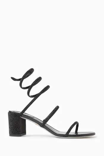 Cleo 60 Mule Sandals in Leather