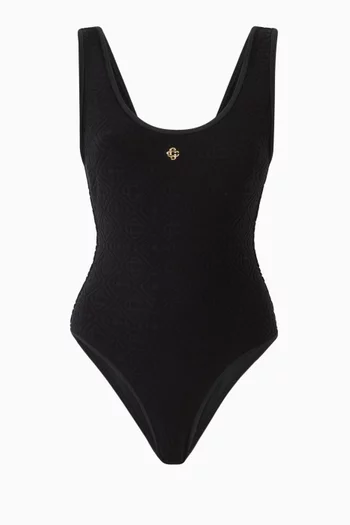 Textured One-piece Swimsuit