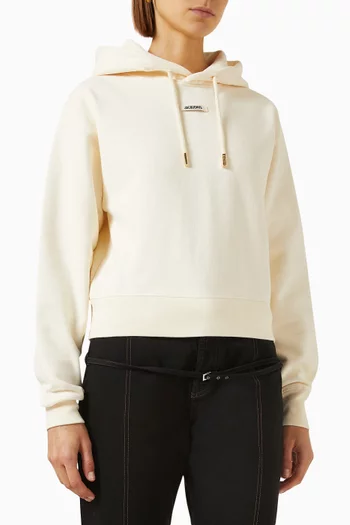 Le hoodie Gros Grain in Cotton-fleece