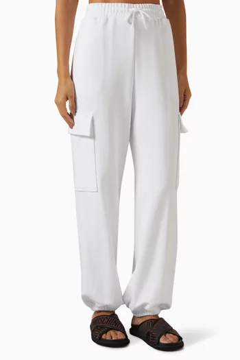 Tapered Pants in Cotton Jersey