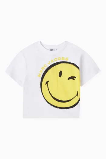 x SmileyWorld T-shirt in Organic Cotton