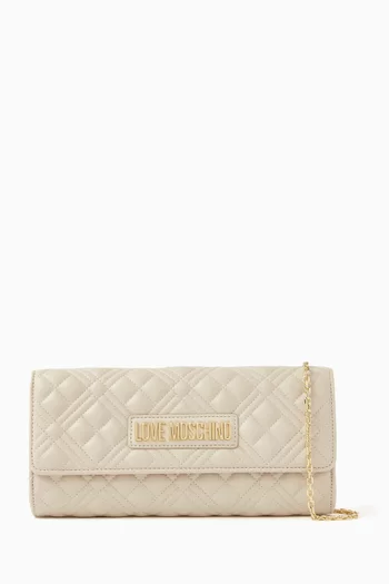 Smart Daily Crossbody Bag in Quilted Faux Leather