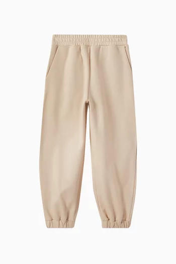 Logo Patch Sweatpants in Cotton