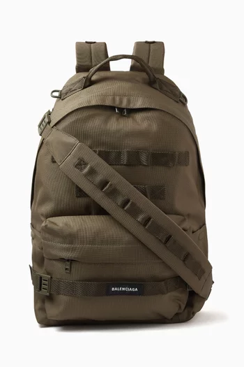 Medium Army Multicarry Backpack in Recycled Nylon