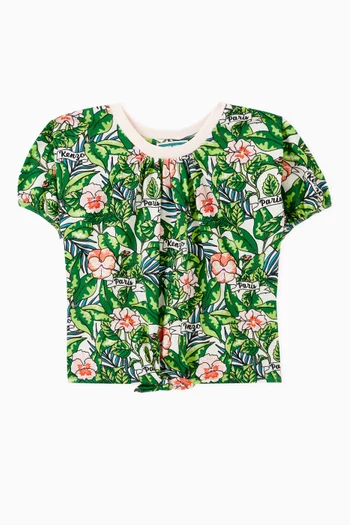 Boke-flower T-shirt in Cotton
