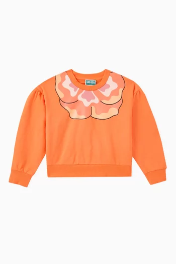 Boke Flower Sweatshirt in Cotton