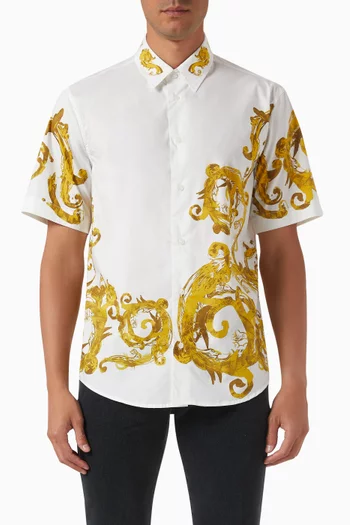Baroque Button-up Shirt in Cotton
