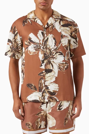 Hopper Floral Shirt in Tencel