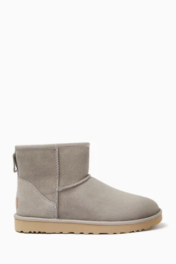 Classic Mini II Heritage Ankle Boots in Suede