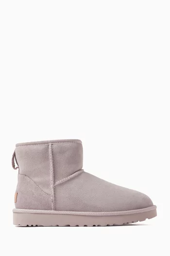 Classic Mini II Heritage Ankle Boots in Suede