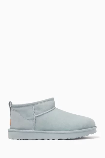 Classic Ultra Mini Boots in Suede