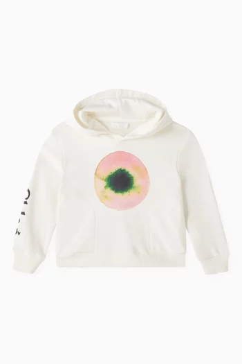 Graphic-print Hoodie in Organic Cotton