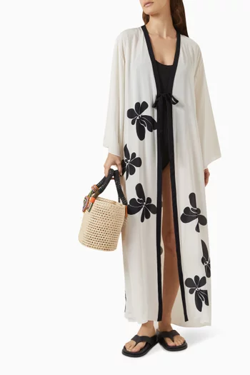 Floral Long Robe