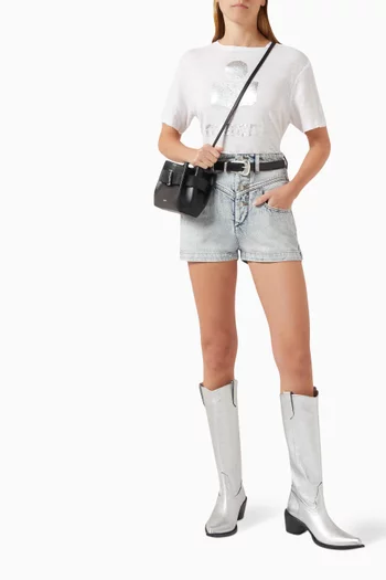 Zewel Logo T-shirt in Linen