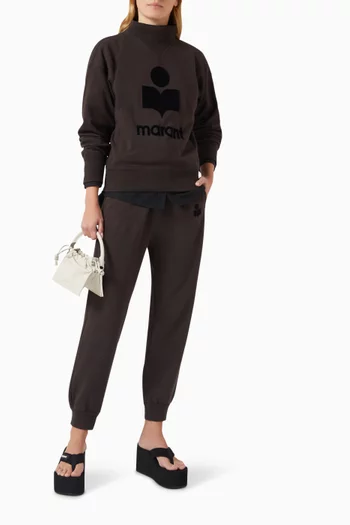 Moby Logo Sweatshirt in Organic Cotton Jersey