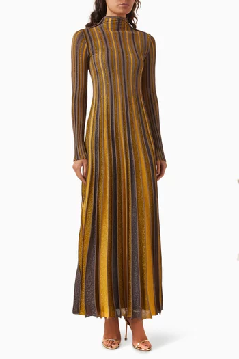 Glenda Maxi Dress in Lurex Knit