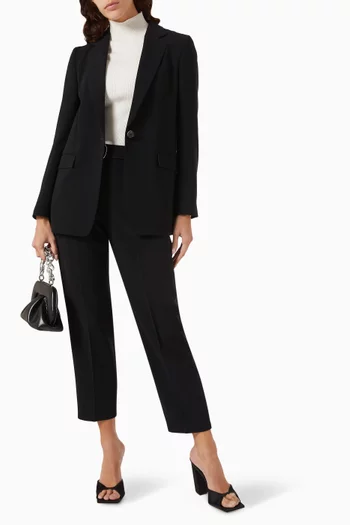 بنطال تابيا واسع الساقين كريب