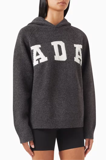 ADA Oversized Hoodie in Cotton-knit