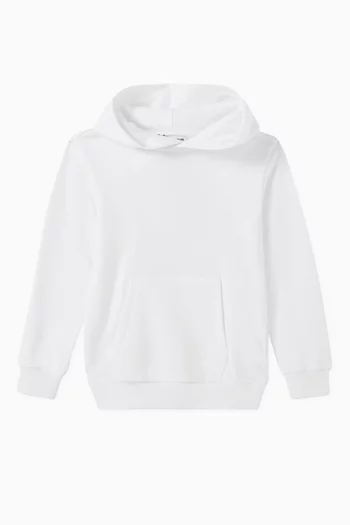 Graphic Logo Print Hoodie in Cotton