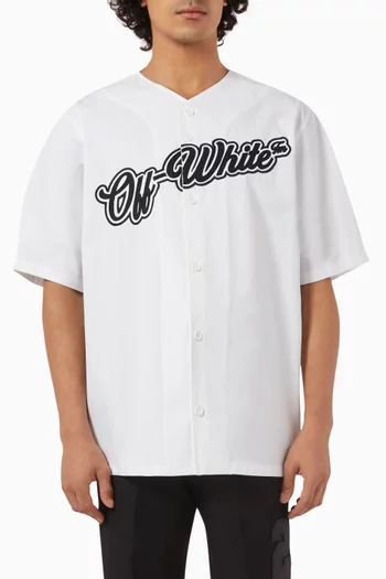23 Baseball Short-sleeve Shirt in Cotton