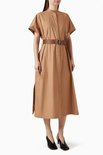 Belted Dress in Organic Cotton
