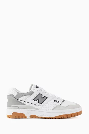 BB550 Low-top Sneakers in Leather & Mesh