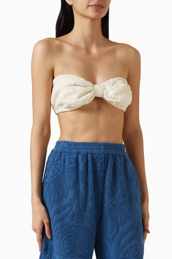 Knot Bandeau Top in Cotton