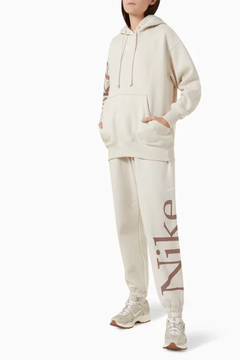 Phoenix Oversized Logo Sweatpants in Fleece