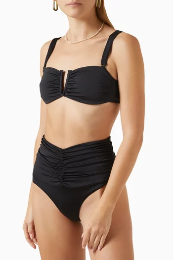 Holiday Ruched Bikini Briefs