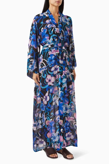Fortune Floral Robe in Viscose