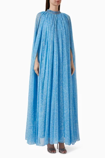 فستان جيزيل طويل شيفون