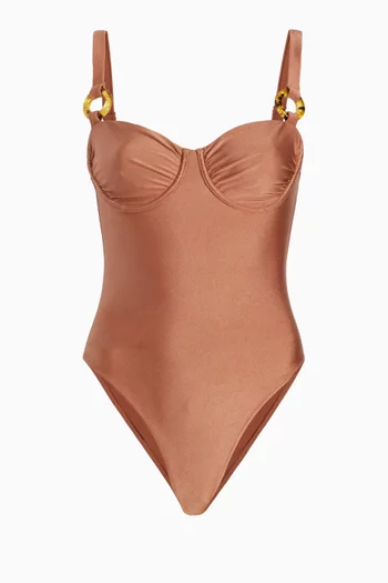 The Adrienne O-ring One-piece Swimsuit