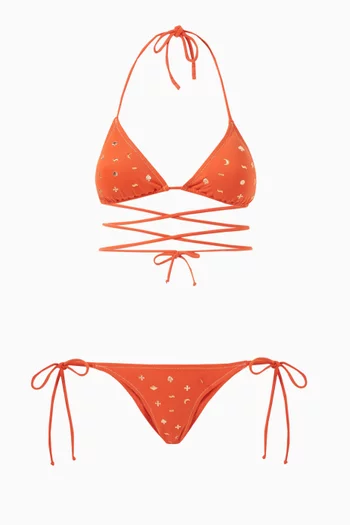 Miami Two-piece Bikini Set in Stretch Nylon