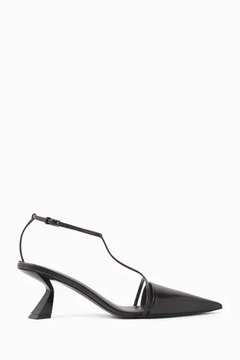 Ankle-strap 65 Pumps in Leather