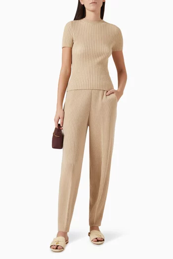 Lago Sirio Crewneck Top in Cashmere