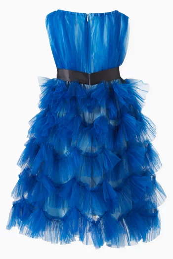 Nena Tulle-skirt Midi Dress