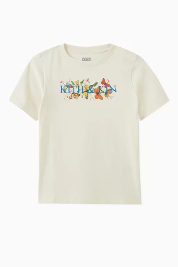 Kith & Kin Butterfly Vintage T-shirt in Cotton