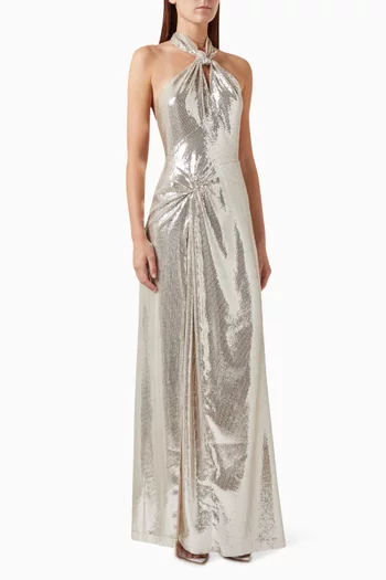 Zane Sequin-embellished Gown
